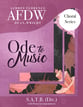 Ode To Music SATB choral sheet music cover